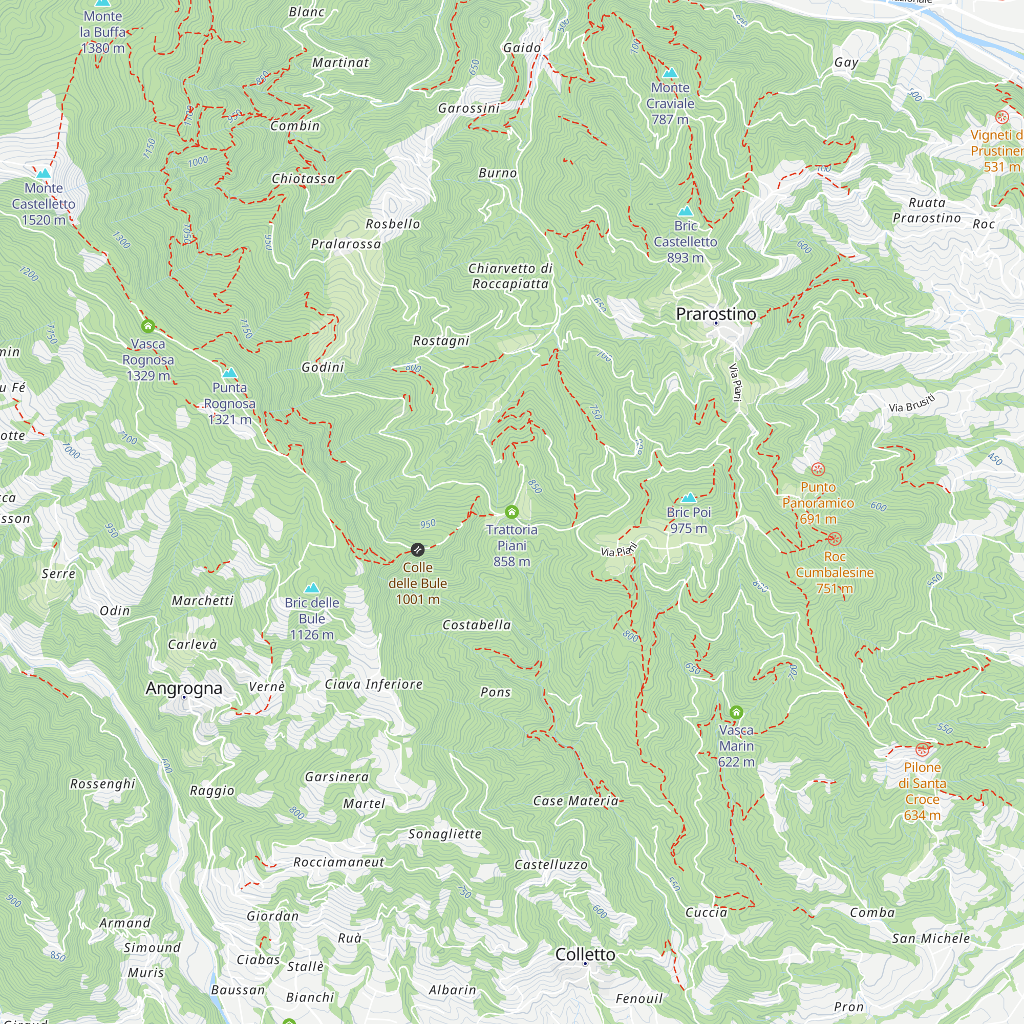 Trattoria Piani map
