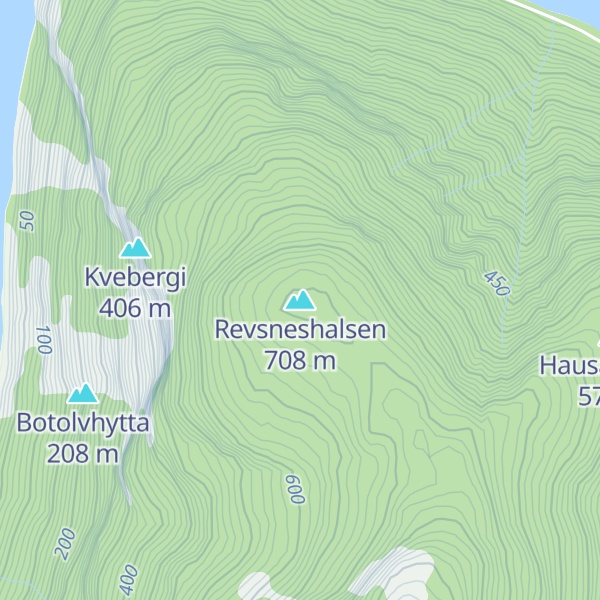 Map of Revsneshalsen