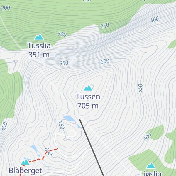 Map of Tussen