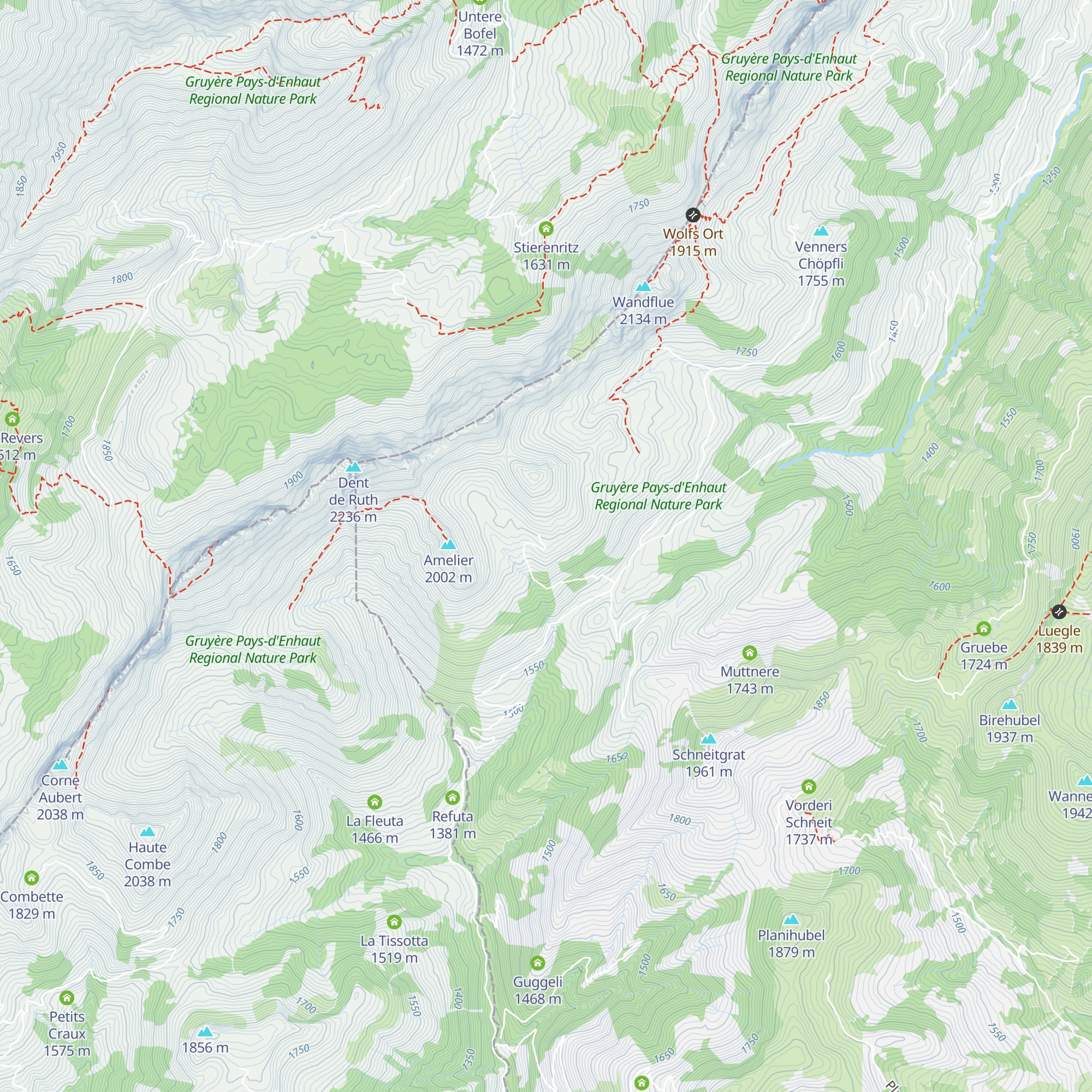 Grubenberghütte map