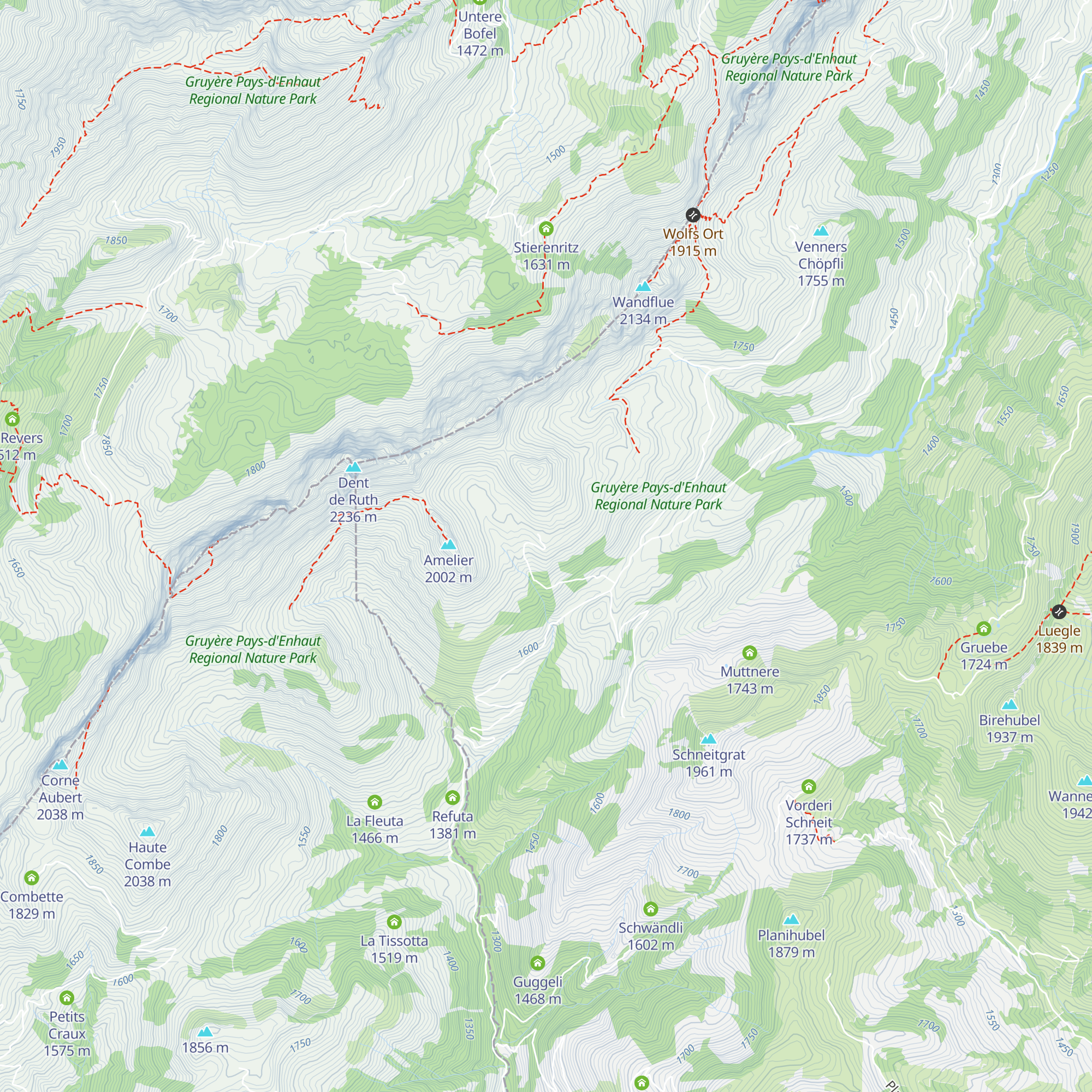 Grubenberghütte map