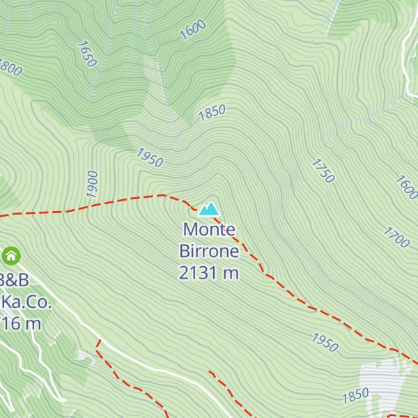 Map of Monte Birrone