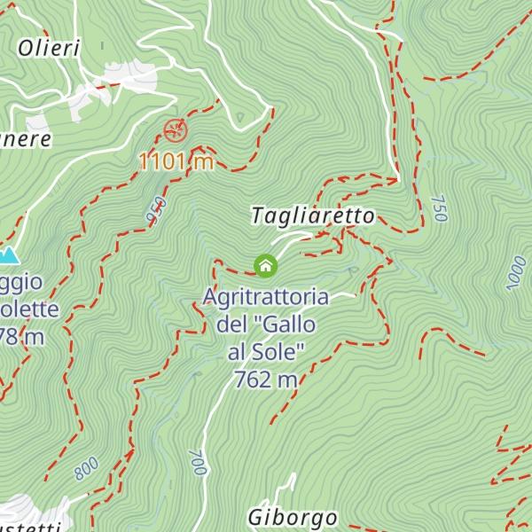 Map of Agritrattoria del "Gallo al Sole"