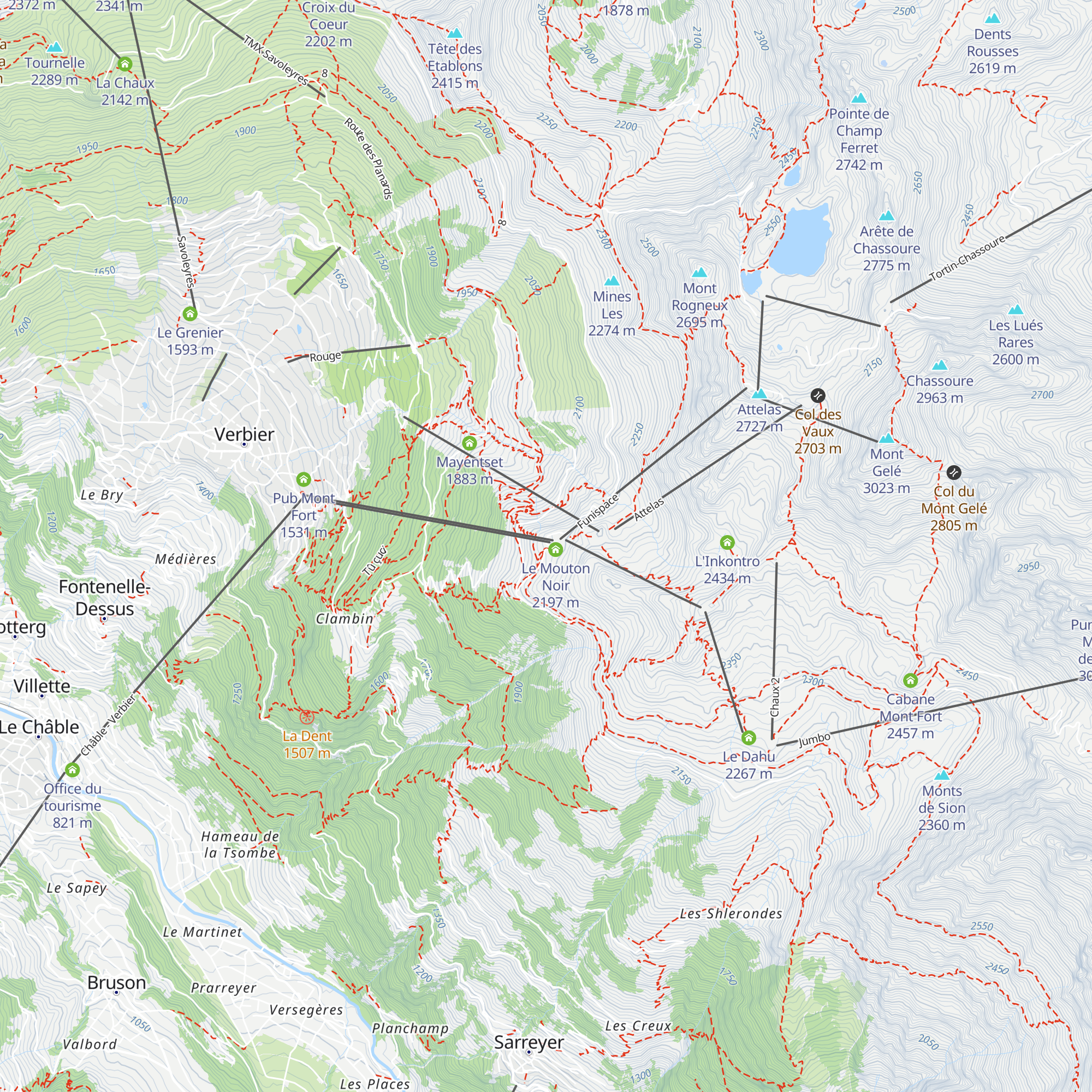 IceCube map