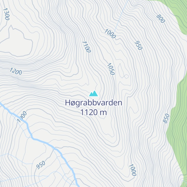 Map of Høgrabbvarden