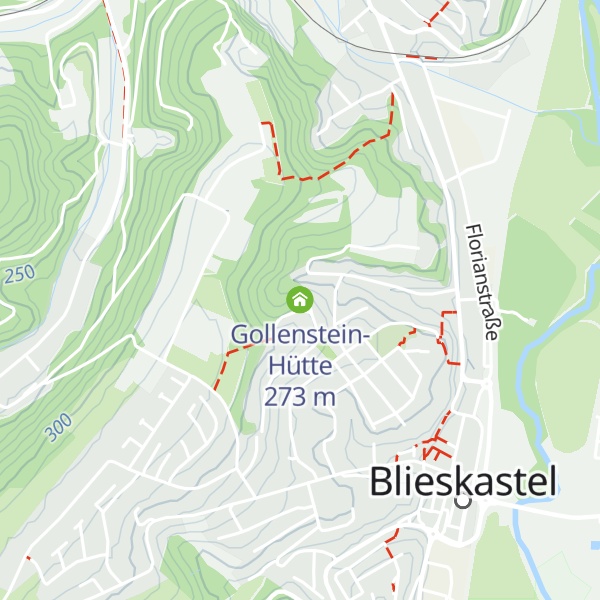 Map of Gollenstein-Hütte