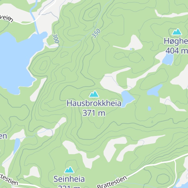 Map of Hausbrokkheia