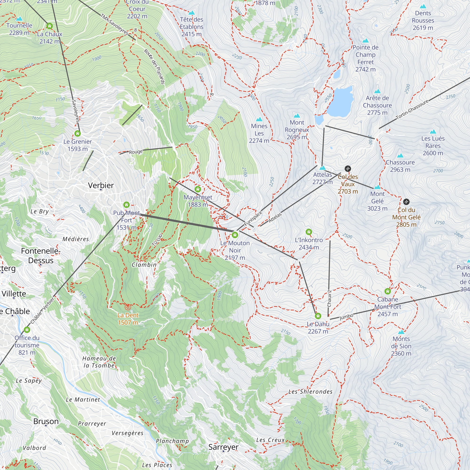 Le Mouton Noir map