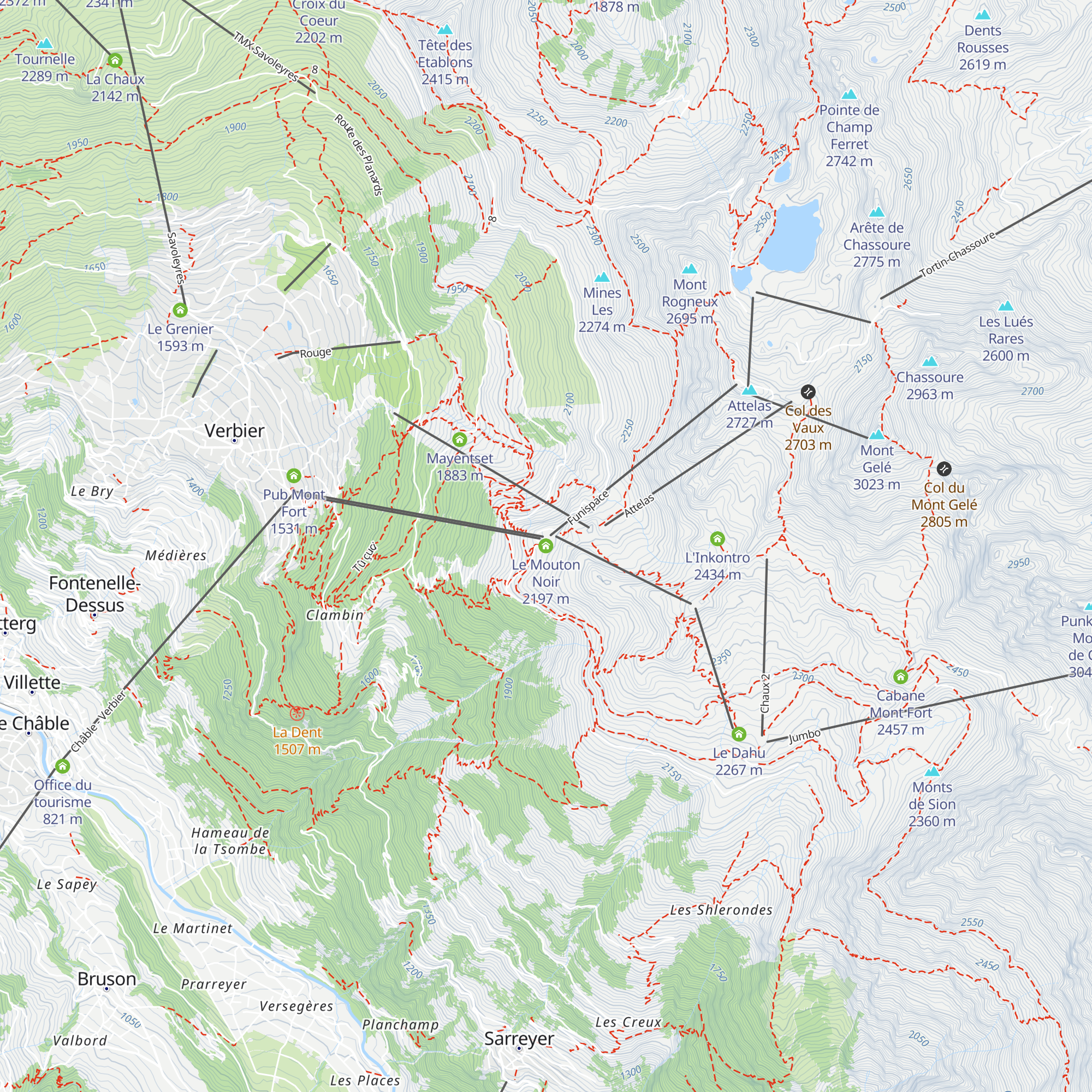 Le Mouton Noir map