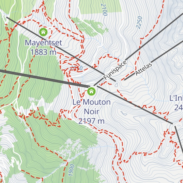 Map of Le Mouton Noir