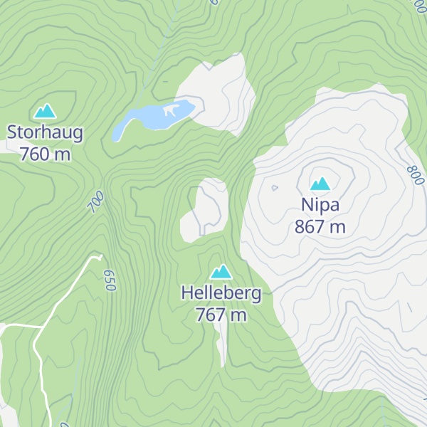 Map of Hestaskøyte