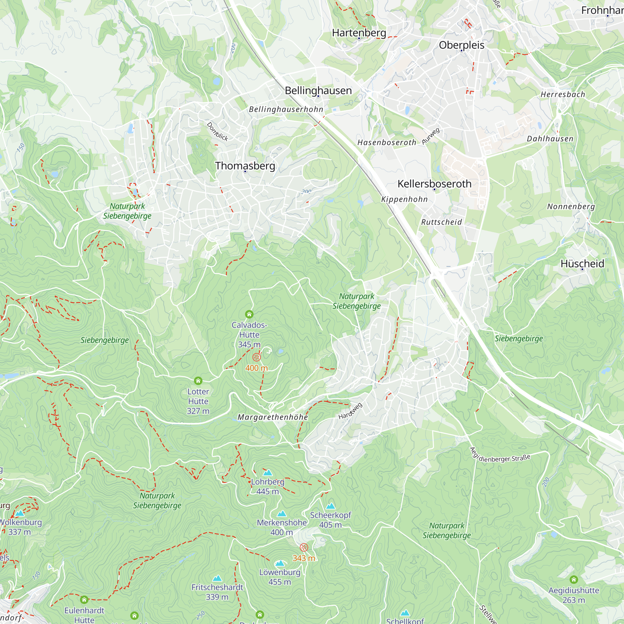 Hütte Cornelie map