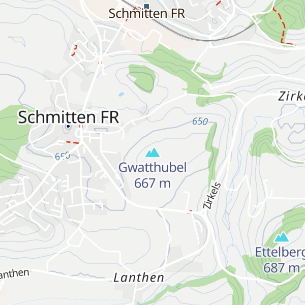Map of Gwatthubel