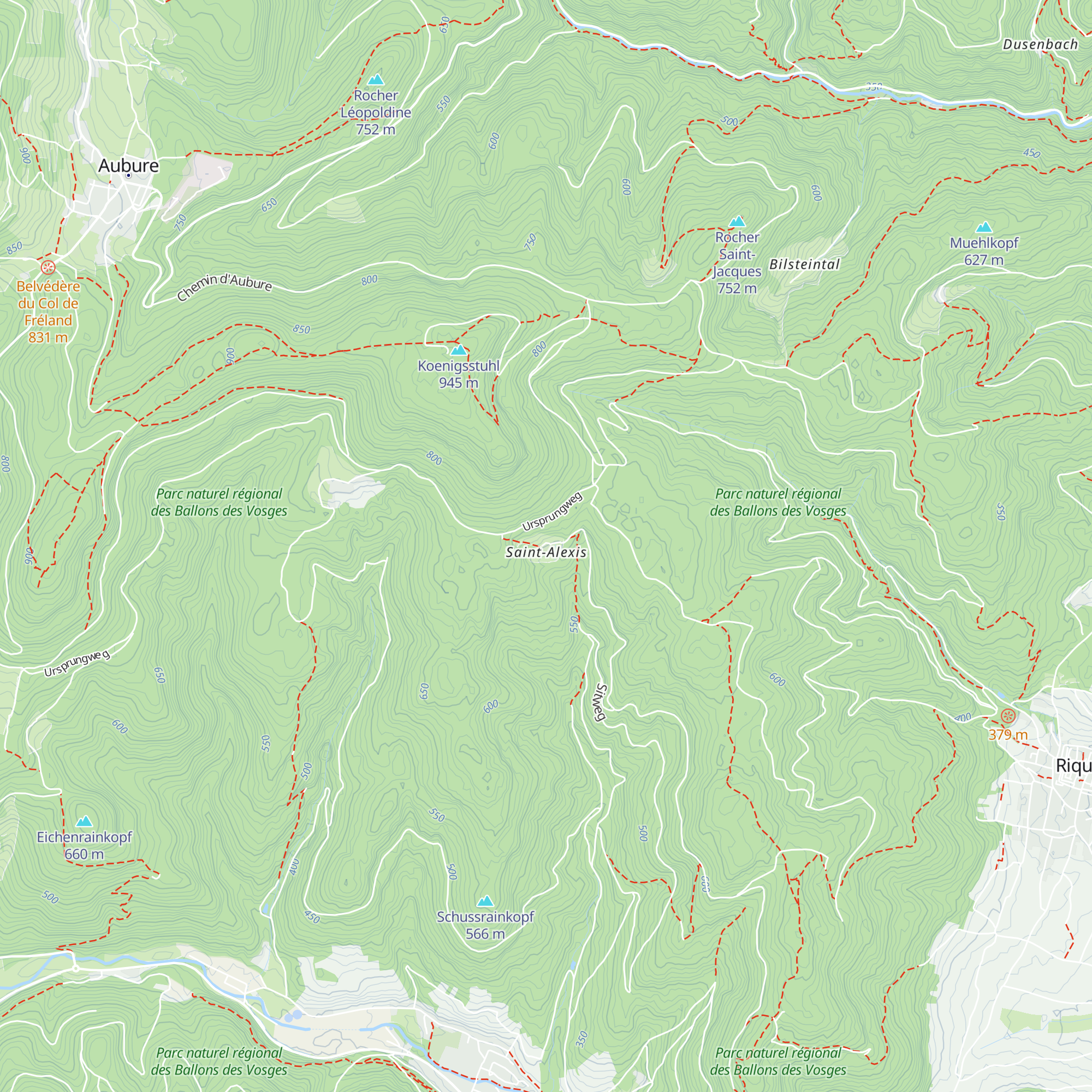 Auberge Saint-Alexis map