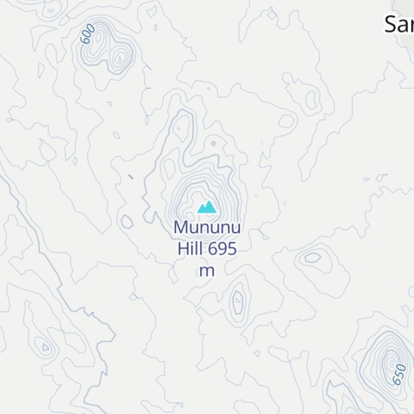 Map of Mununu Hill