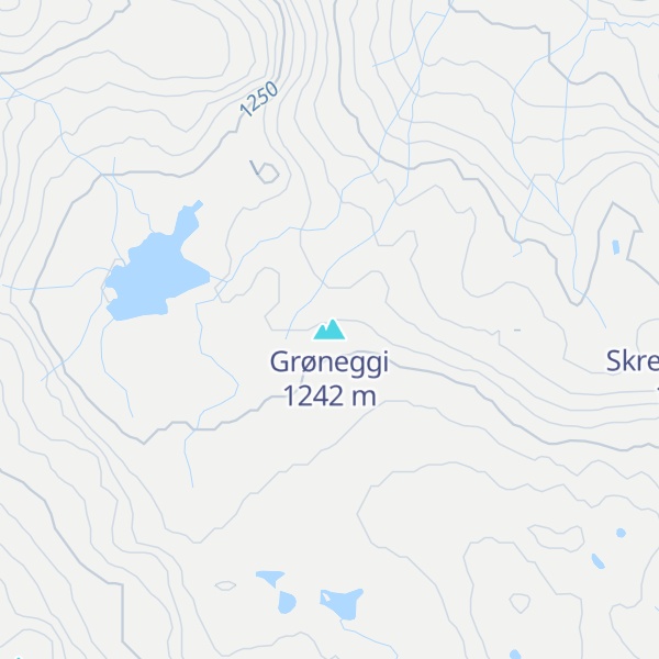 Map of Grøneggi