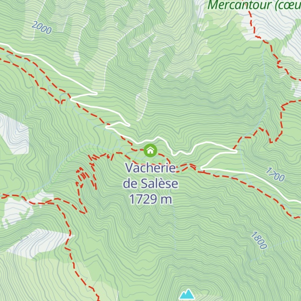 Map of Vacherie de Salèse