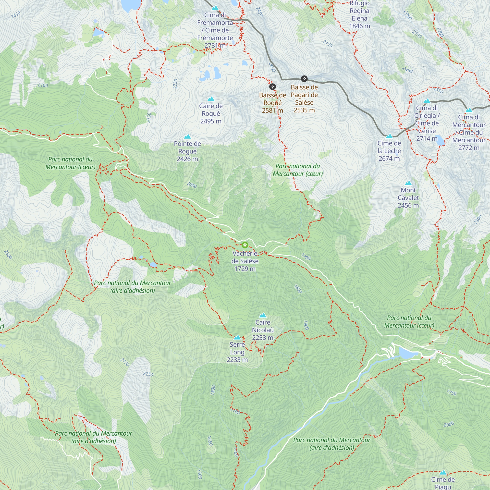Vacherie de Salèse map