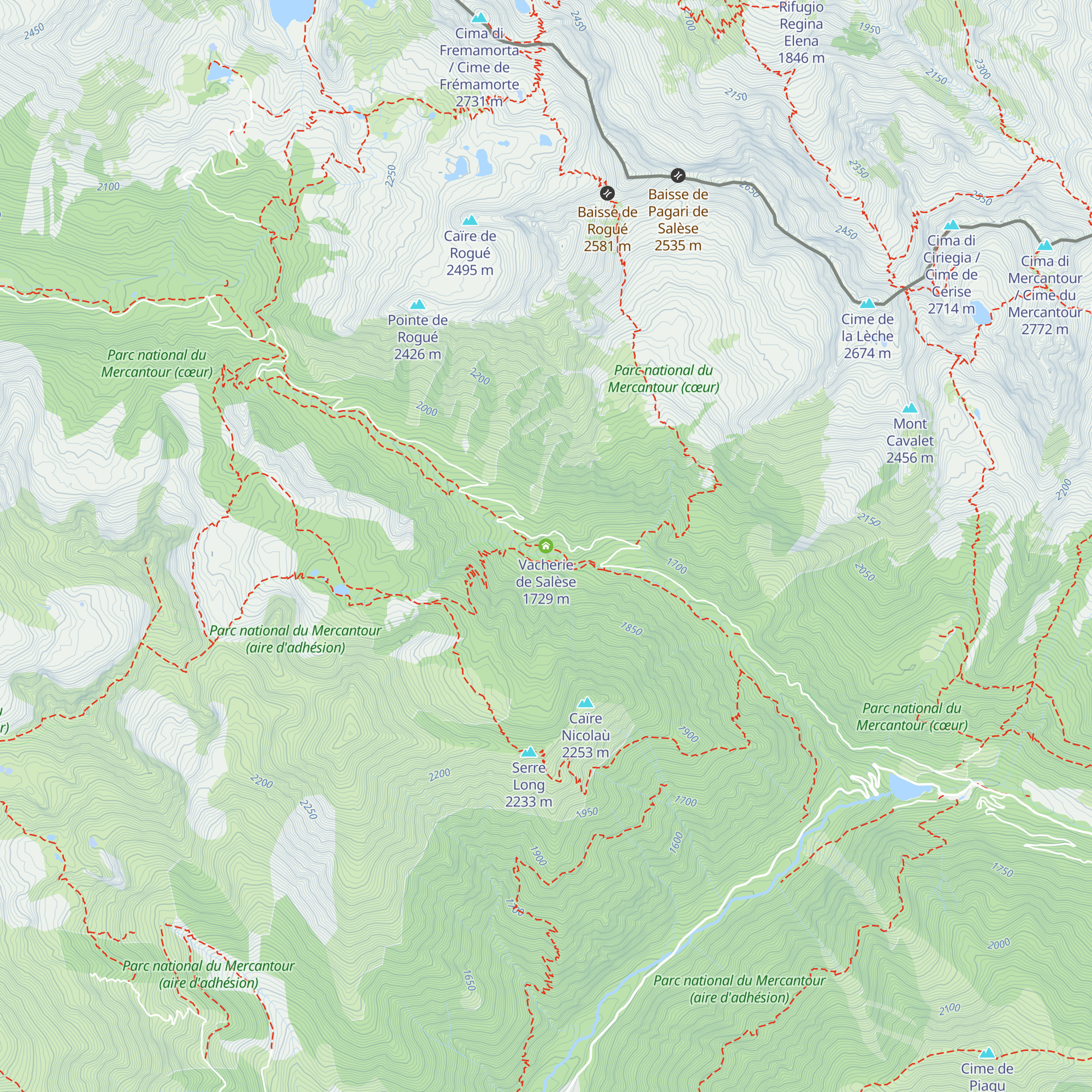 Vacherie de Salèse map