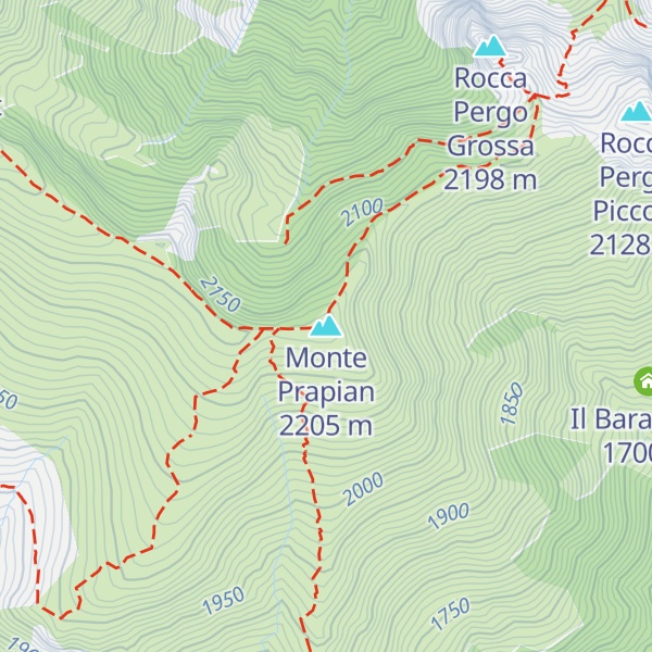 Map of Monte Prapian