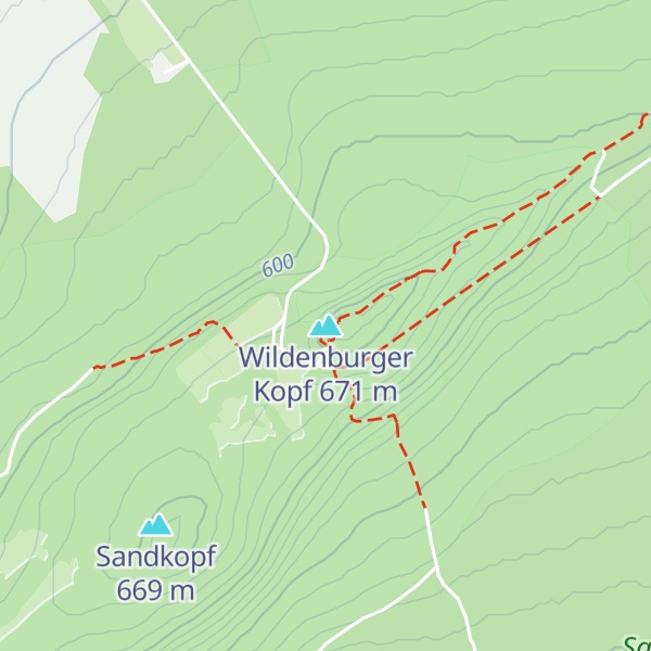 Map of Wildenburger Kopf