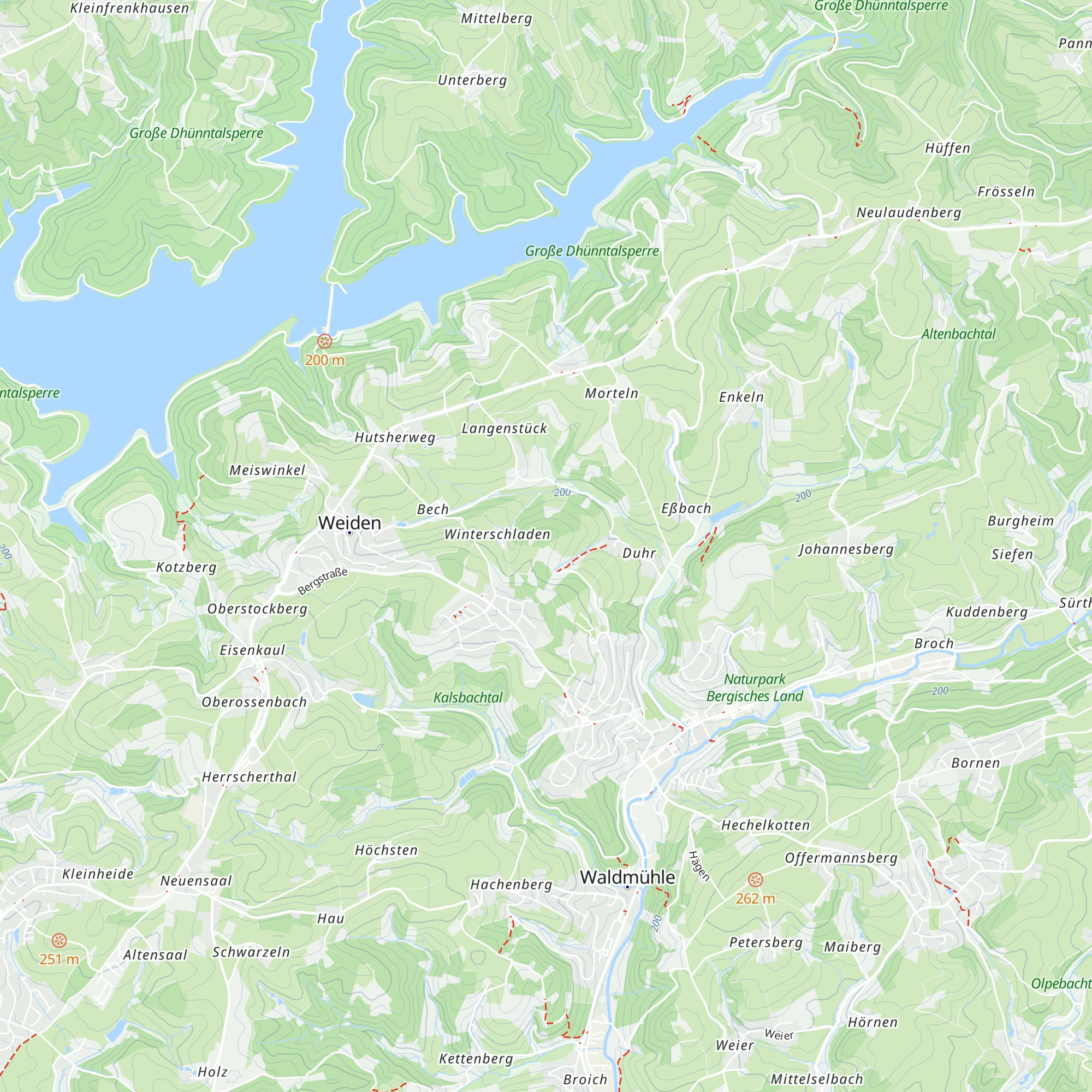 Schutzhütte A3 - Durbachtal map