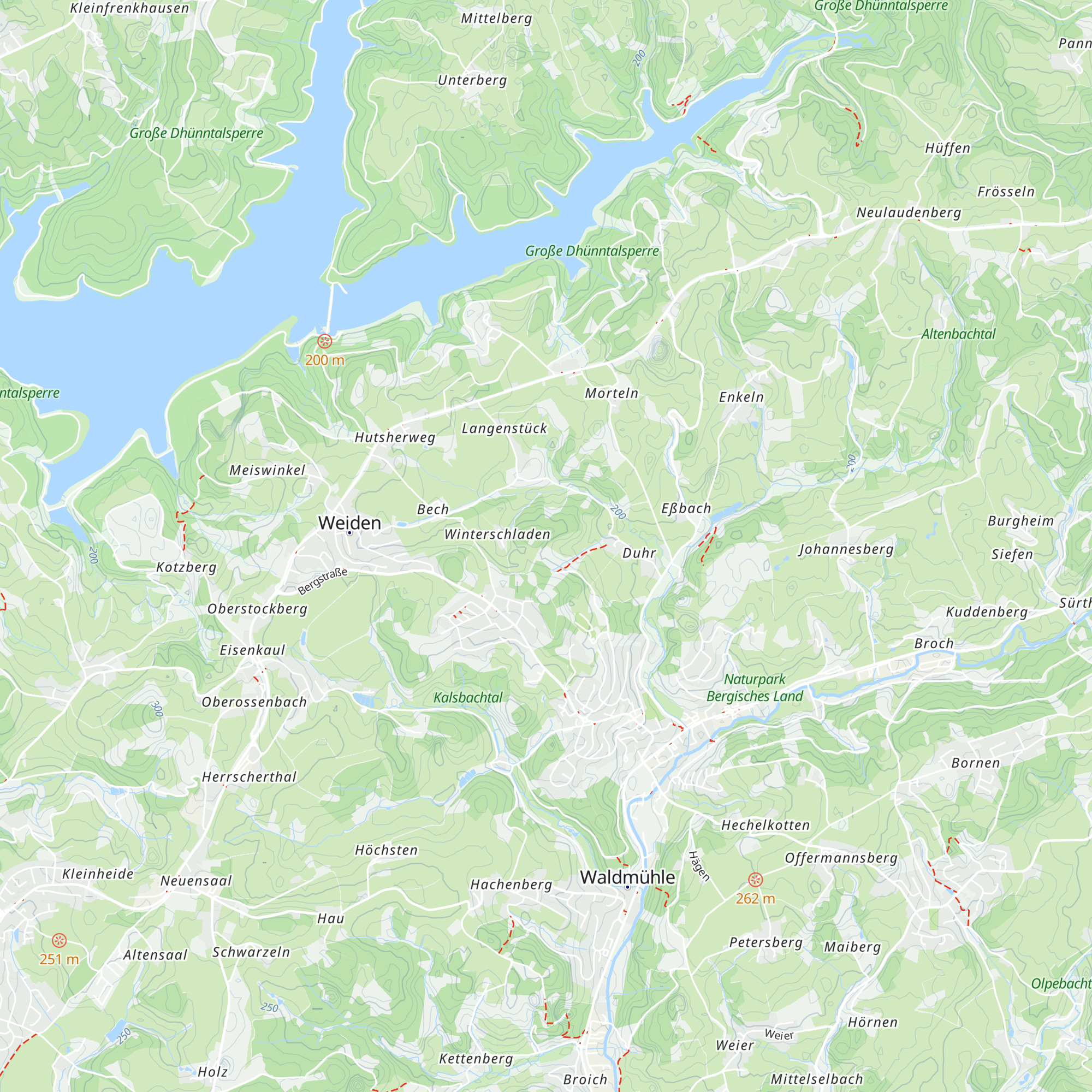 Schutzhütte A3 - Durbachtal map