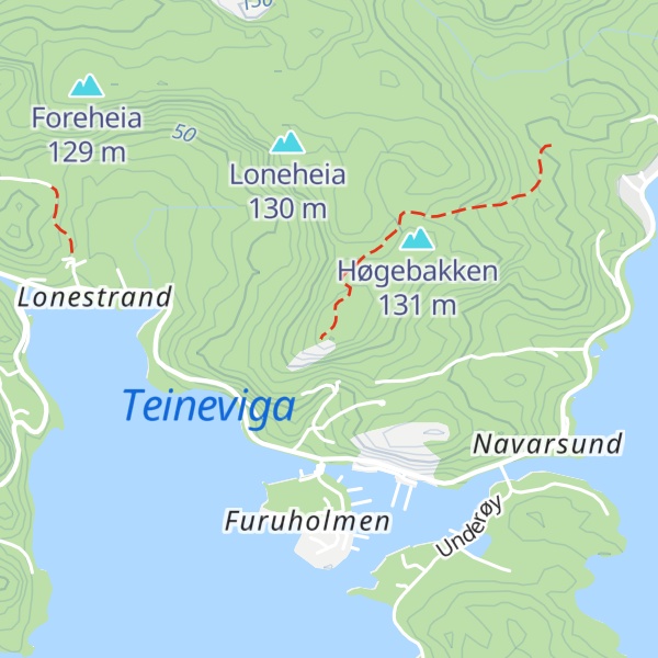 Map of Kjerringheia