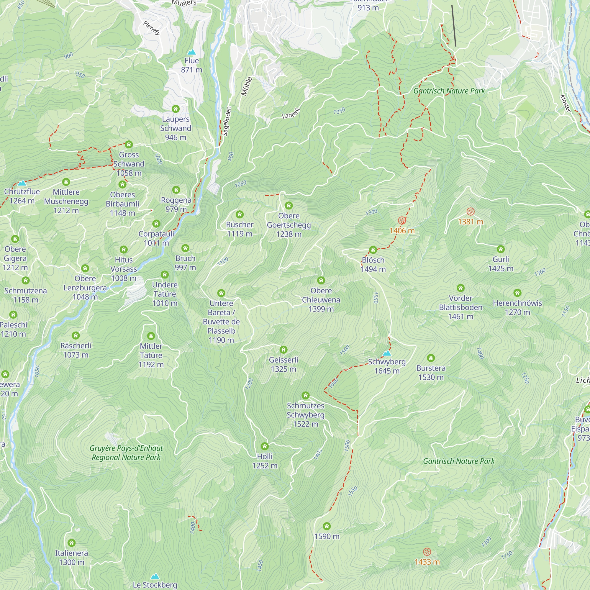 Mittlere Chleuwena map