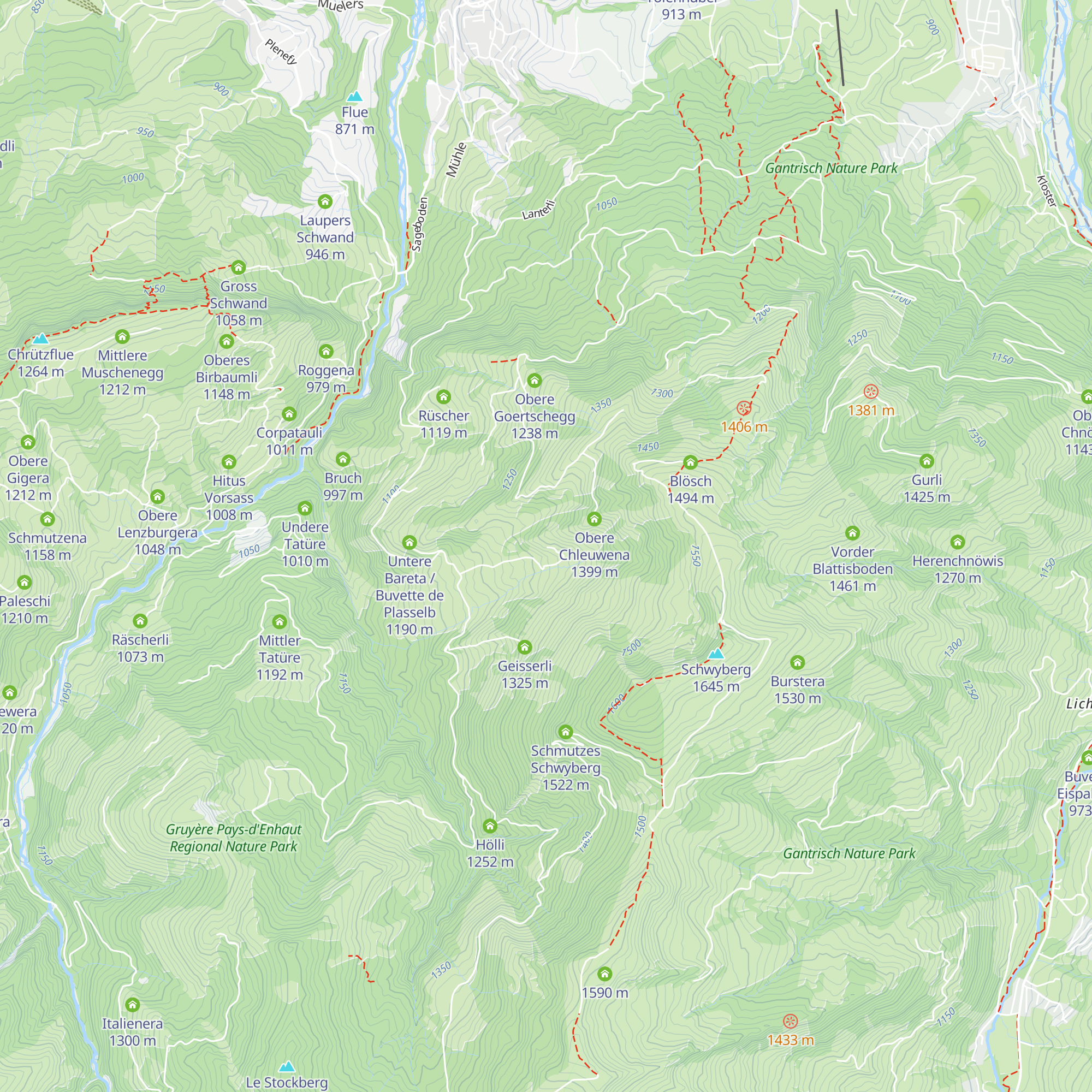 Mittlere Chleuwena map