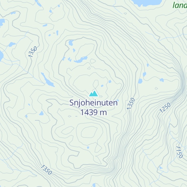 Map of Snjoheinuten