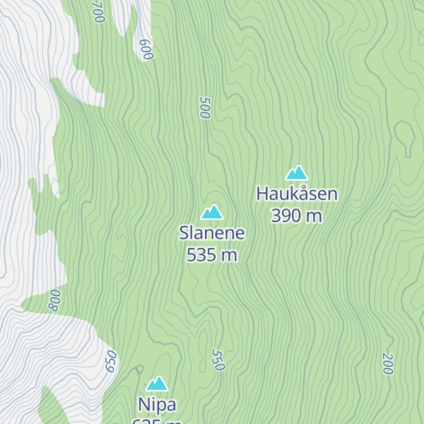 Map of Slanene