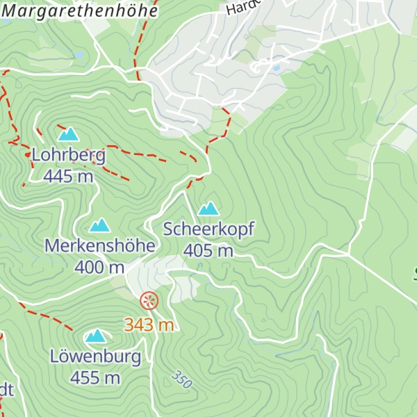 Map of Scheerkopf