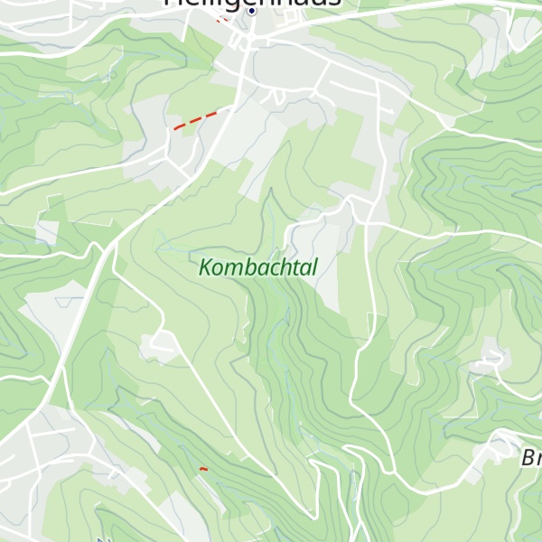 Map of Hubertushütte