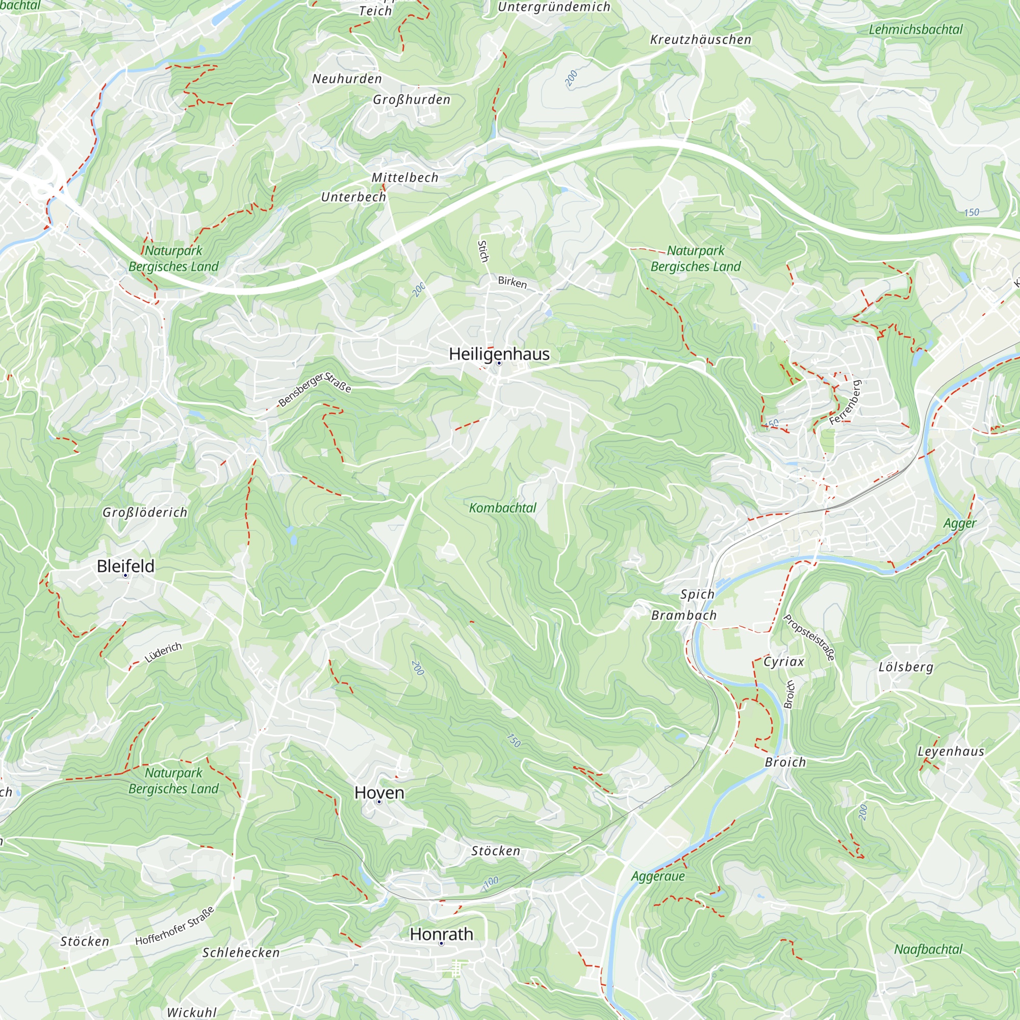 Hubertushütte map