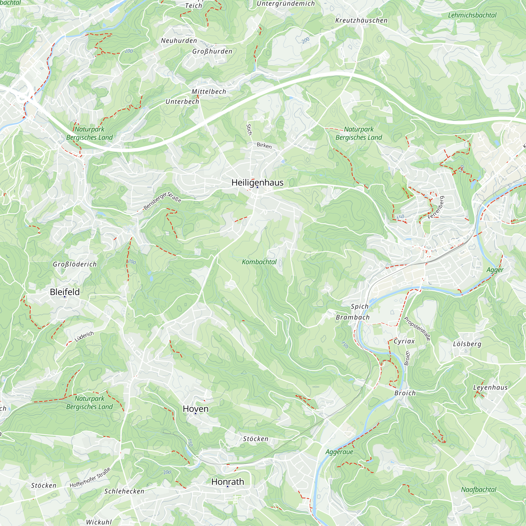 Hubertushütte map