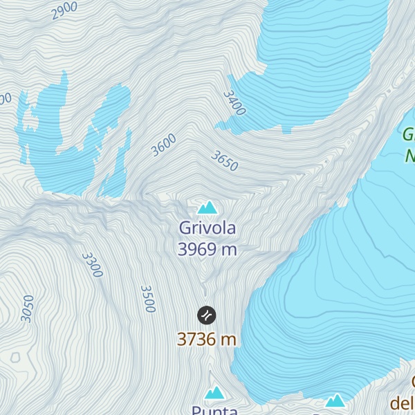 Map of Grivola