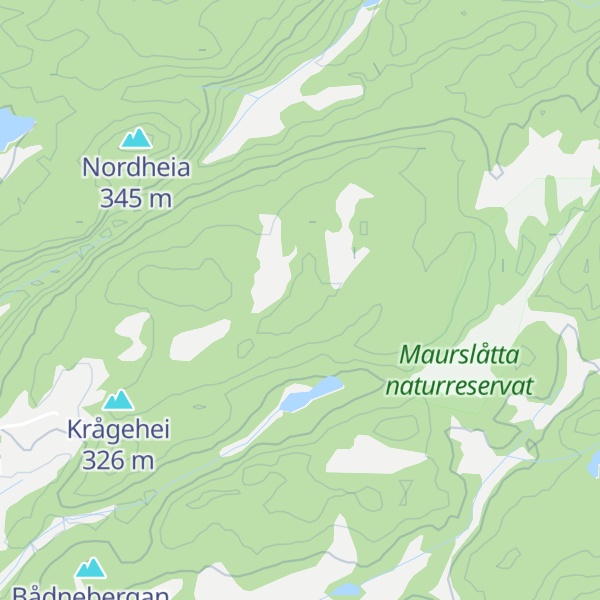 Map of Lølandsheia