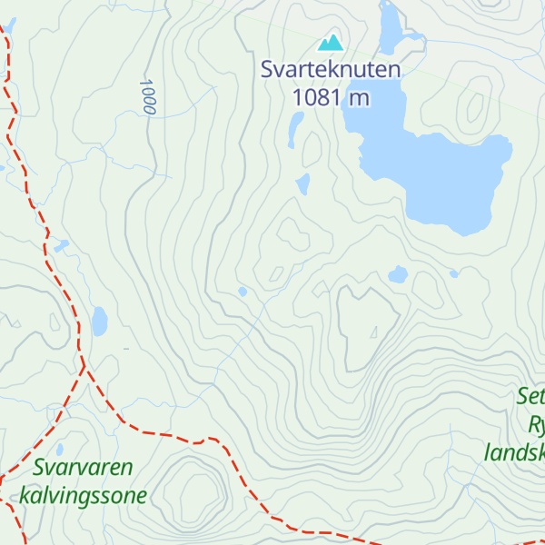 Map of Øvre Kleivi