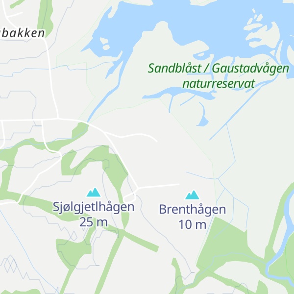 Map of Ershågen