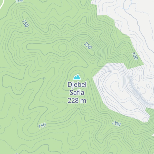 Map of Djebel Safia