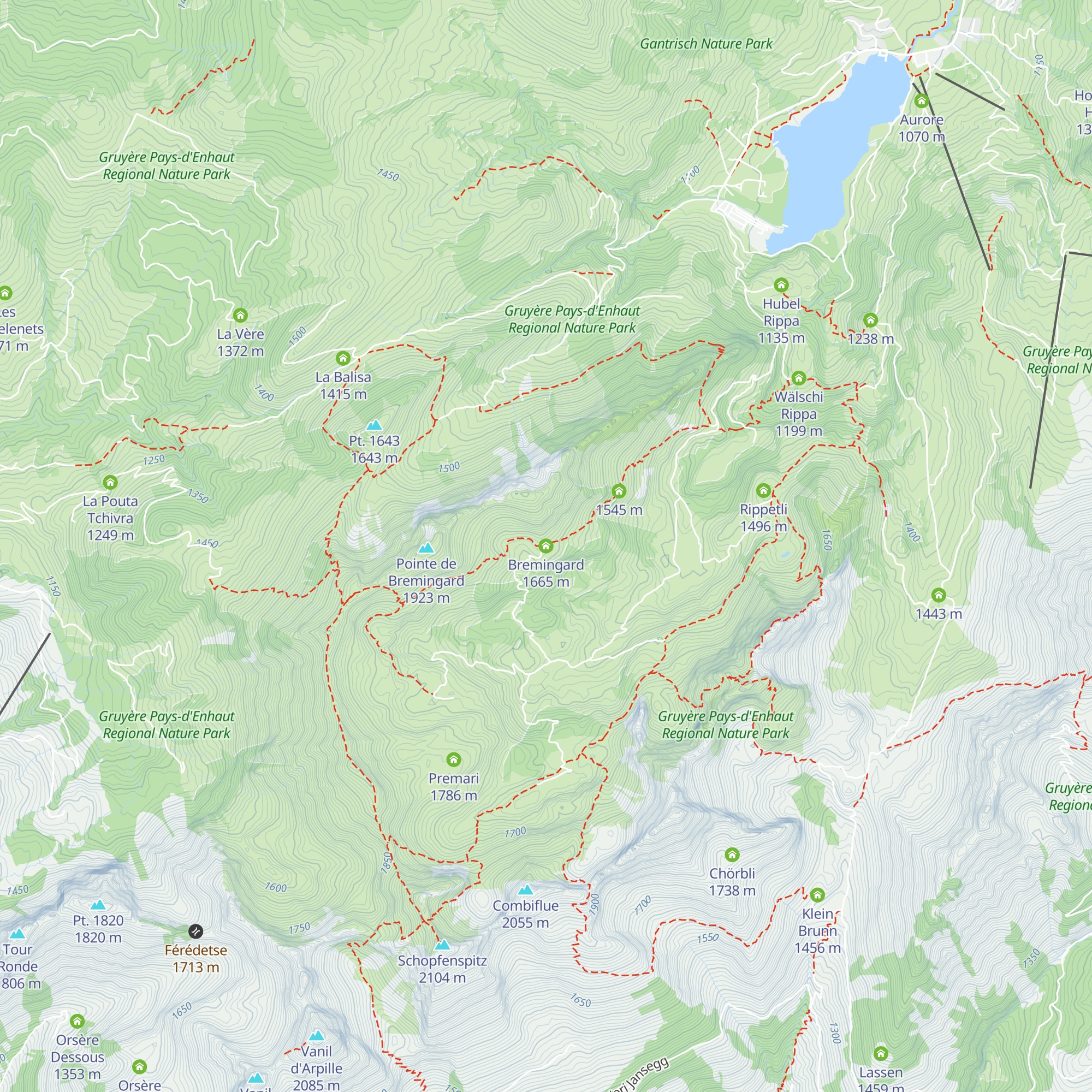 Bremingard map