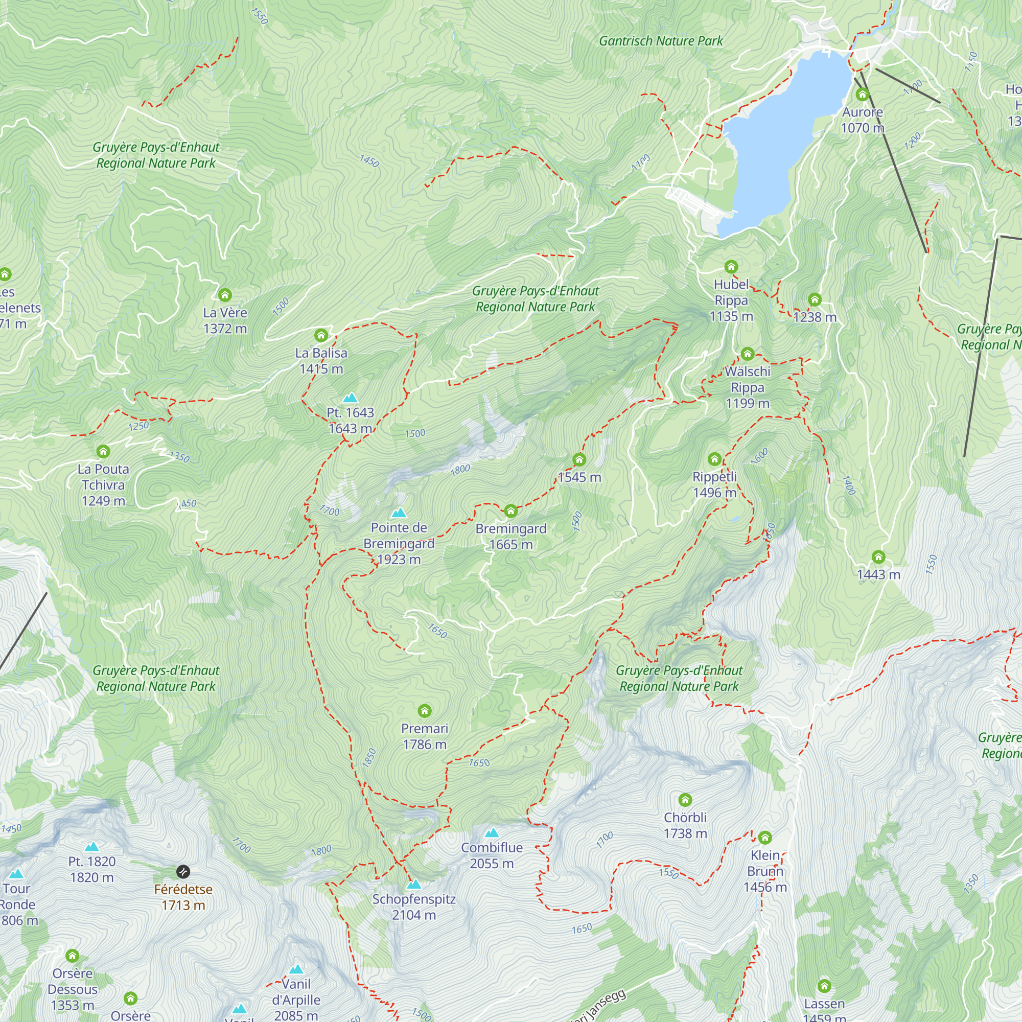 Bremingard map