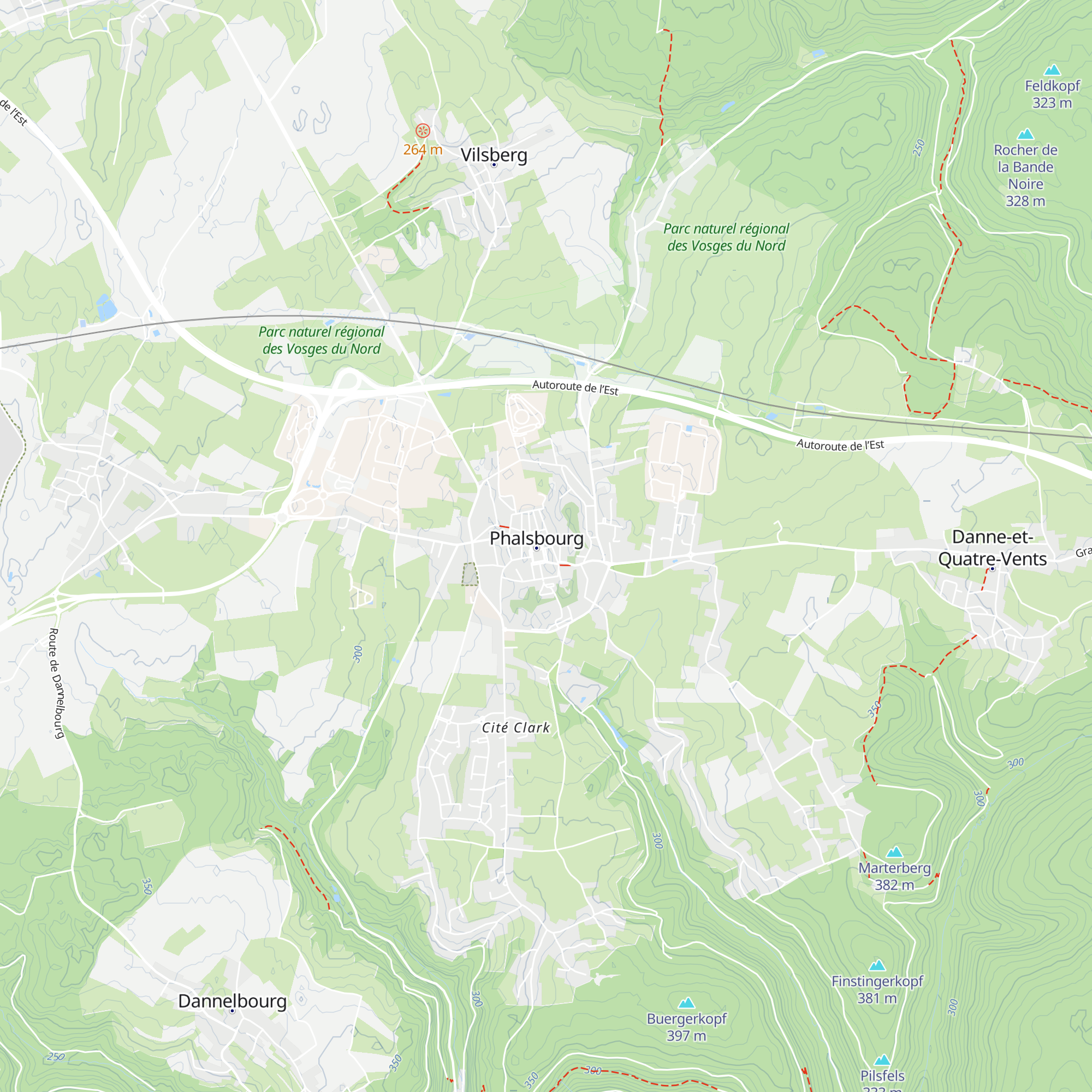 Office de Tourisme du Pays de Phalsbourg map