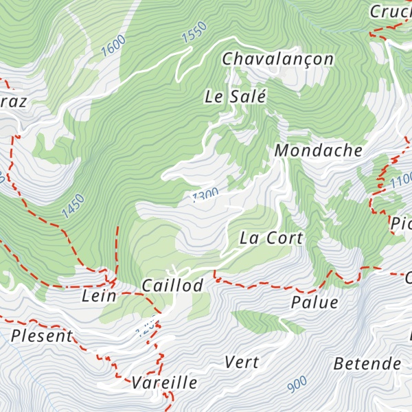 Map of Chalet Remondet