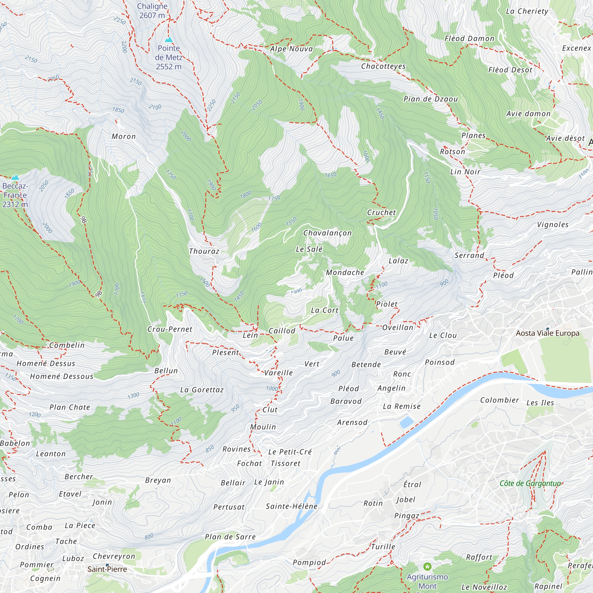 Chalet Remondet map