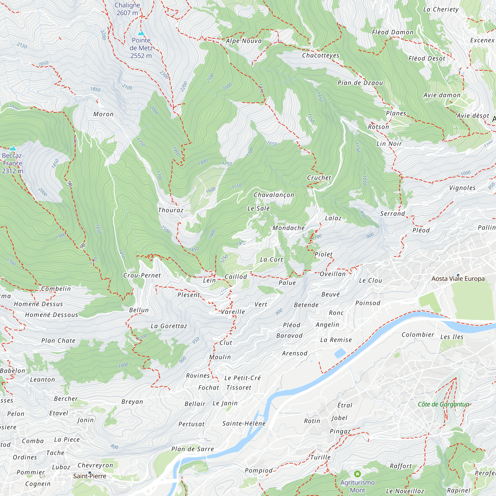 Chalet Remondet map