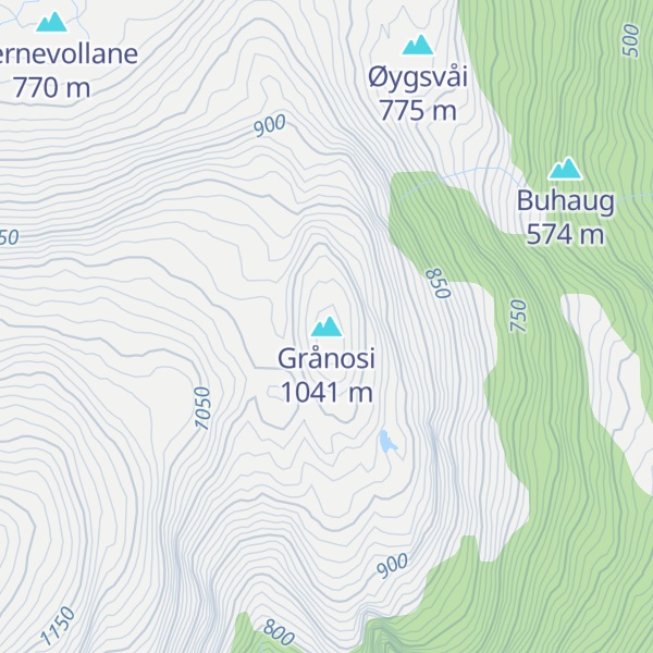 Map of Grånosi