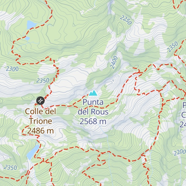 Map of Punta del Rous