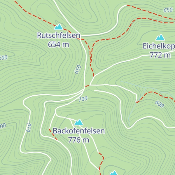 Map of Abri de la Schleif